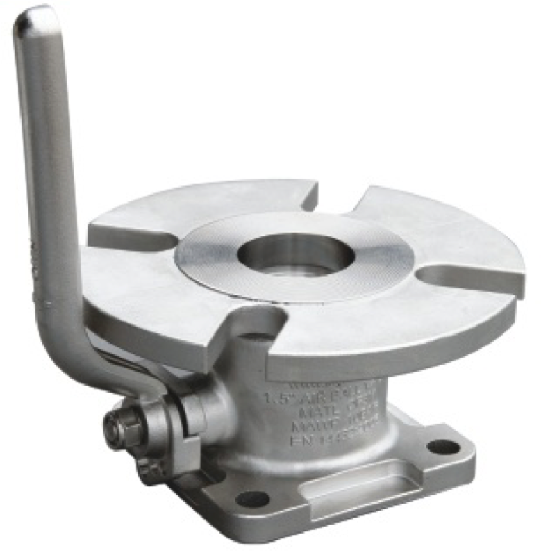 1.5" Air Inlet Kogelkraan met flens aansluiting