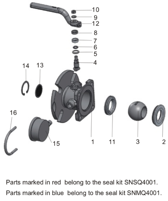 1.5 Flange Air Inlet Ball Valve 3