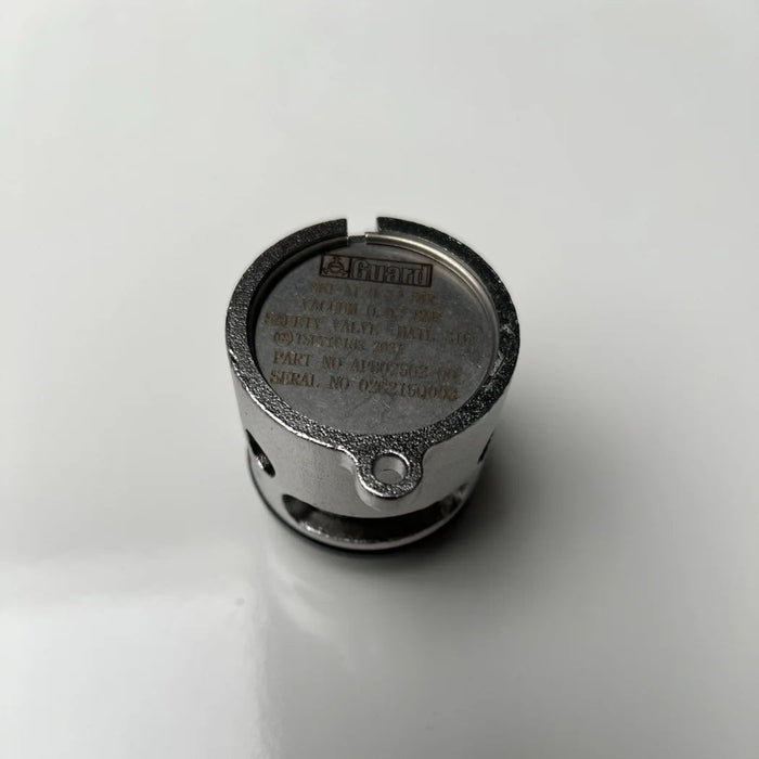 Válvula de seguridad BSP de 1" - Ajuste de presión: 0,35 bar/vacío: -0,005 bar