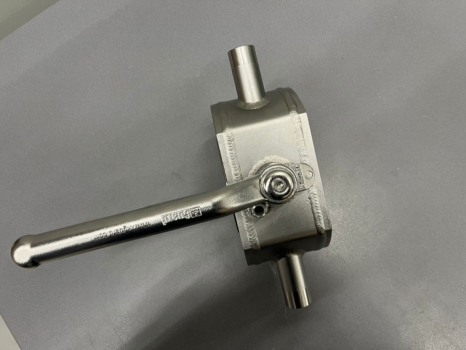 Válvula de bola de 2" calentada por vapor