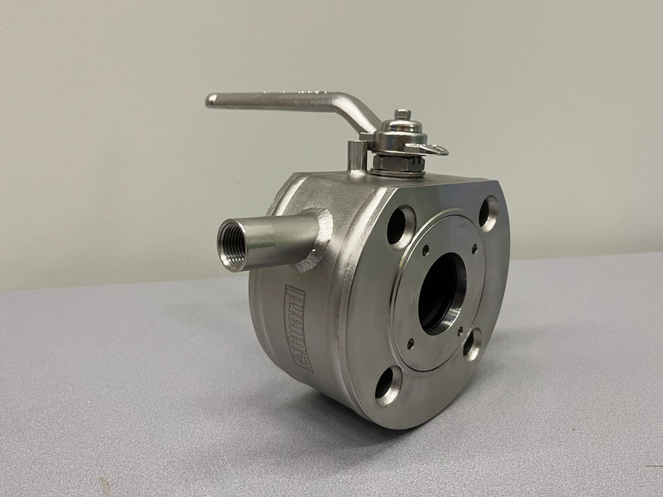 Válvula de bola de 2" calentada por vapor