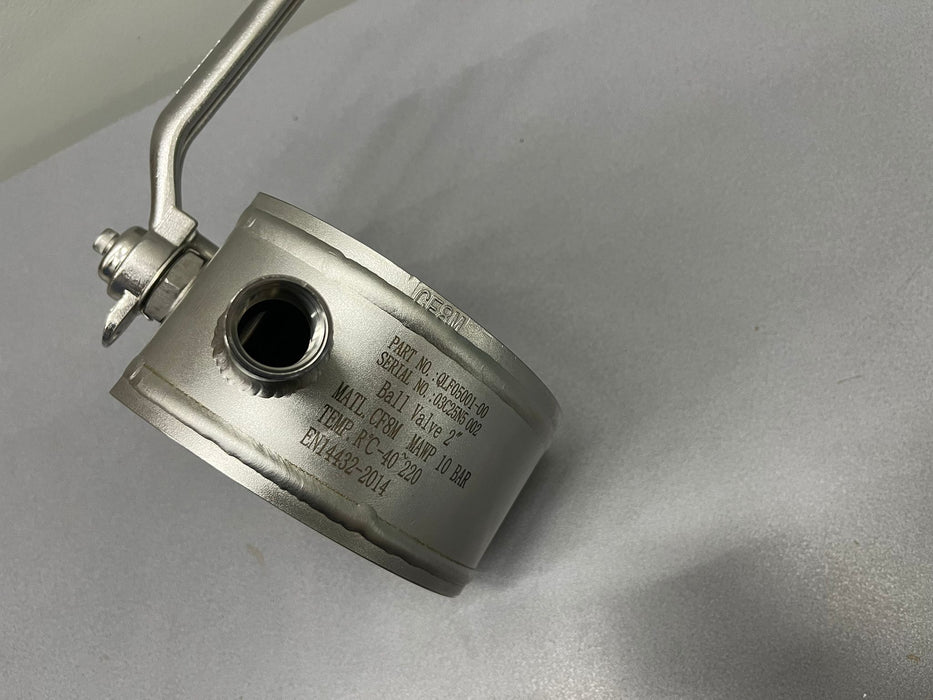 Válvula de bola de 2" calentada por vapor