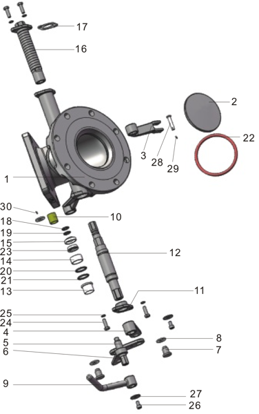 3   45 Swing Footvalve 3