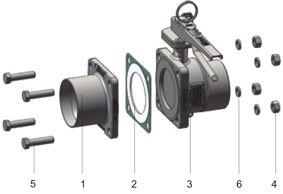 3   Road Tanker Butterfly Valve 3