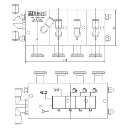 580401:580402:580403 Pneumatic Control Unit Fitting Details
