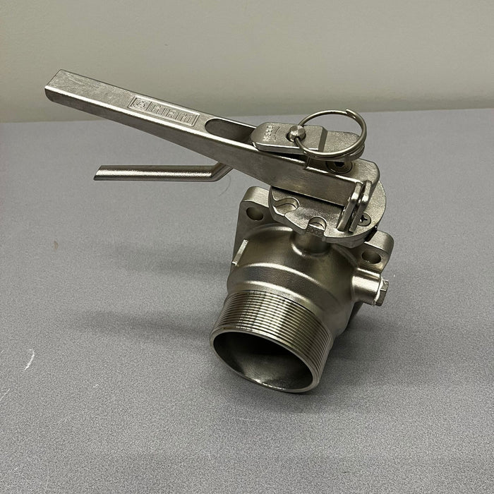 Válvula mariposa unificada de 3" con salida BSP PCD 130