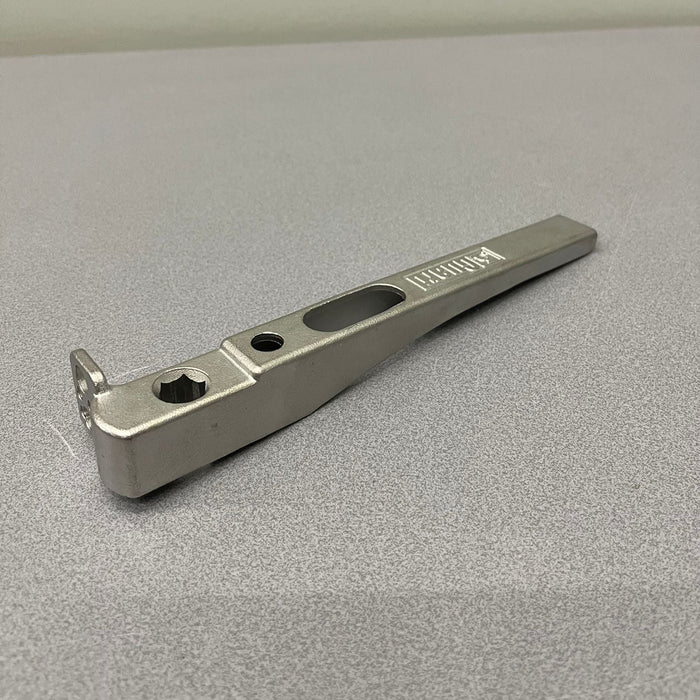 Mango para válvula de mariposa con abrazadera de 3"