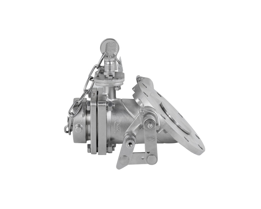 Décharge par le bas à débit intégré de 3'' à 45º