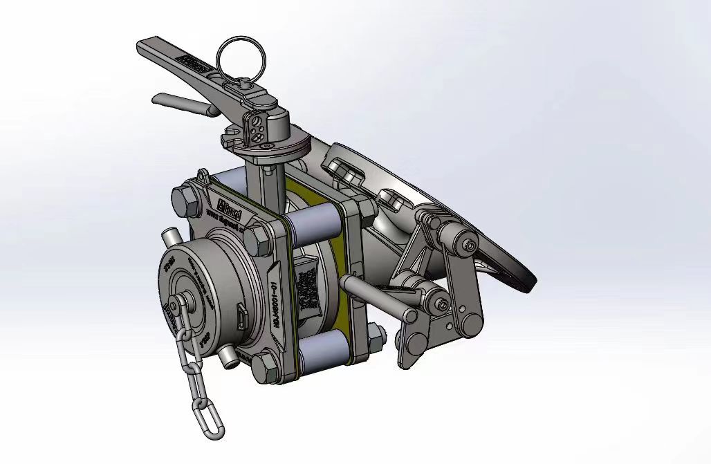 3" 45° Swing Footvalve Bottom Discharge Assembly