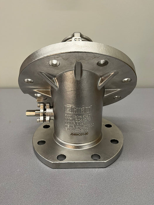 4" 45 ° Clapet de fond en acier inoxydable 316 FEP / joint en silicone