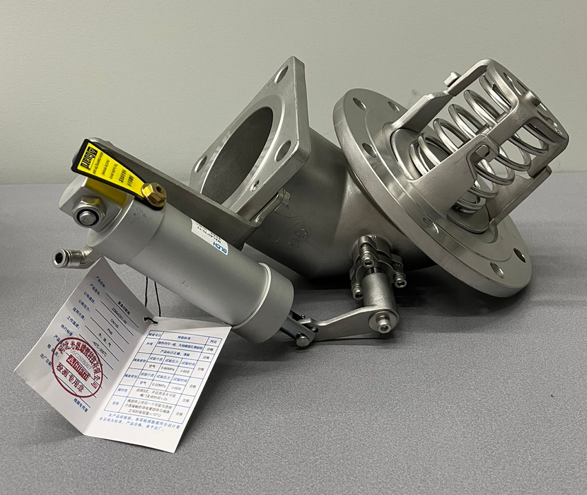 4" 90 Grad pneumatisches Fußventil