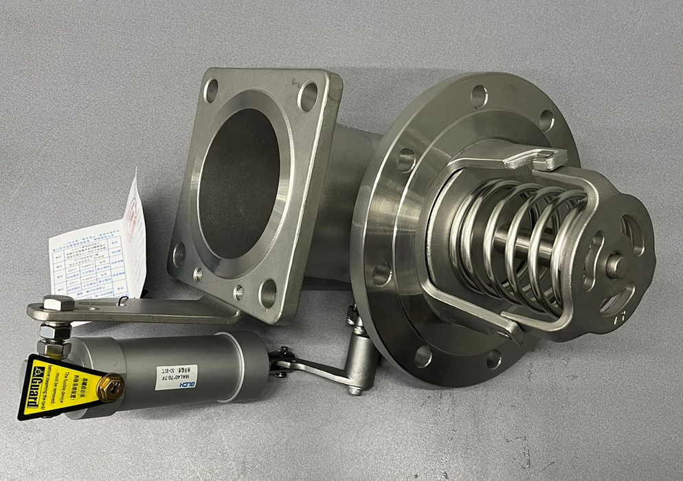 4" 90 Grad pneumatisches Fußventil