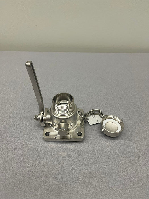 Válvula de bola de entrada de aire BSP de 1,5" en SS 316 NUEVO