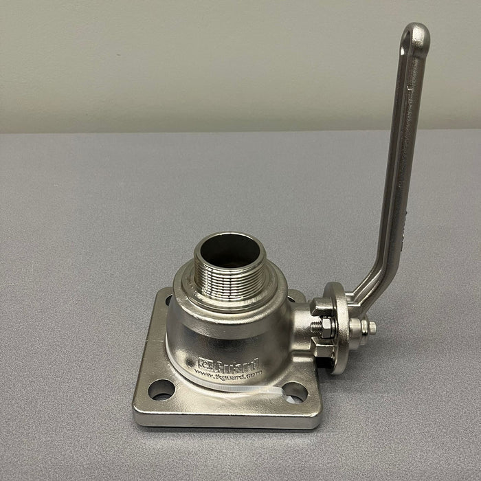 Robinet à boisseau sphérique à bride 2" vers sortie 1,5" BSP - Entrée d'air