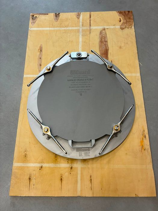 Conjunto de tapa de DN460 de aleación de aluminio y perfil bajo
