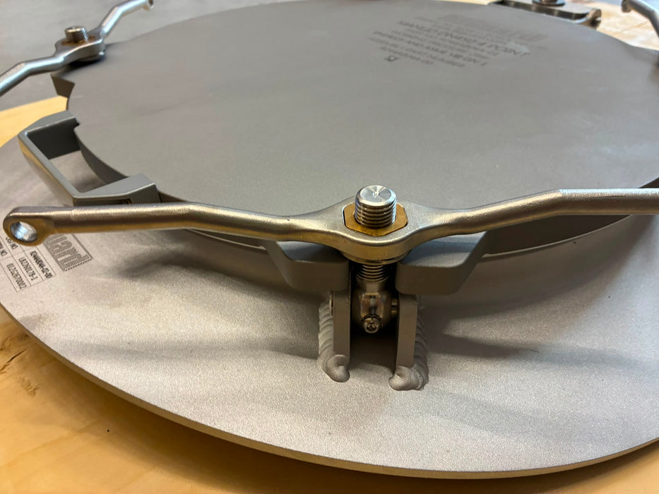 Conjunto de tapa de DN460 de aleación de aluminio y perfil bajo