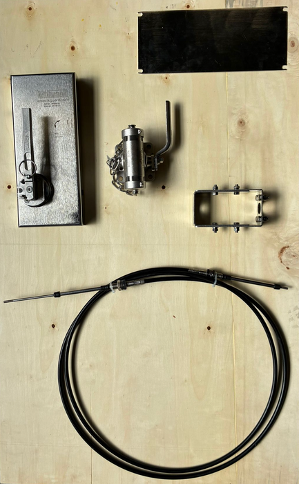 Télécommande, 4,5 mtr, avec vanne à double raccordement de 1,5". Type 1