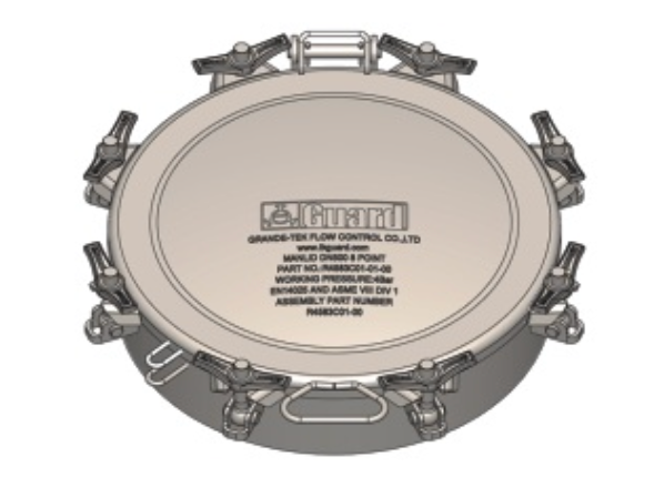 Conjunto de miembro macho con anillo de cuello profundo de 500 mm