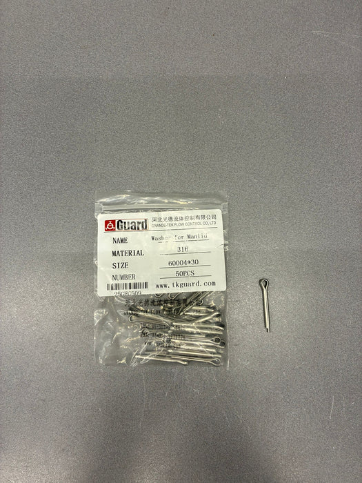 Splitpin for manlid