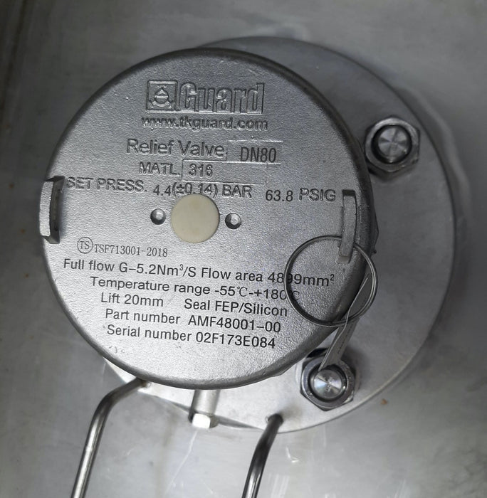 AMF48001-00 - Relief Valve DN80-4.4BAR