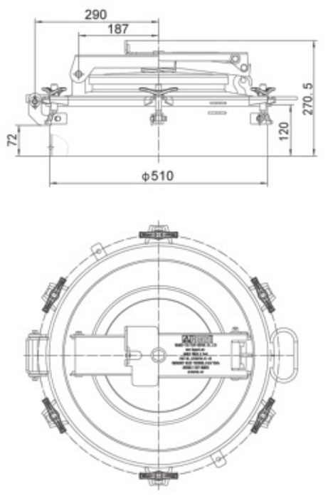 DN500 Explosion-proof Manlid Assembly  Schermafbeelding 2023-12-28 om 12.03.29