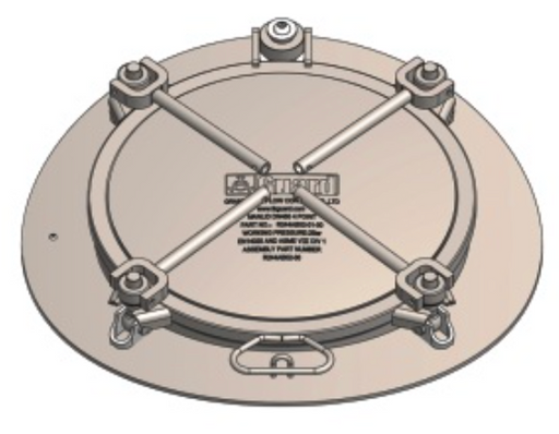 R244AB02-00 Swing Manlid with Convex Cover