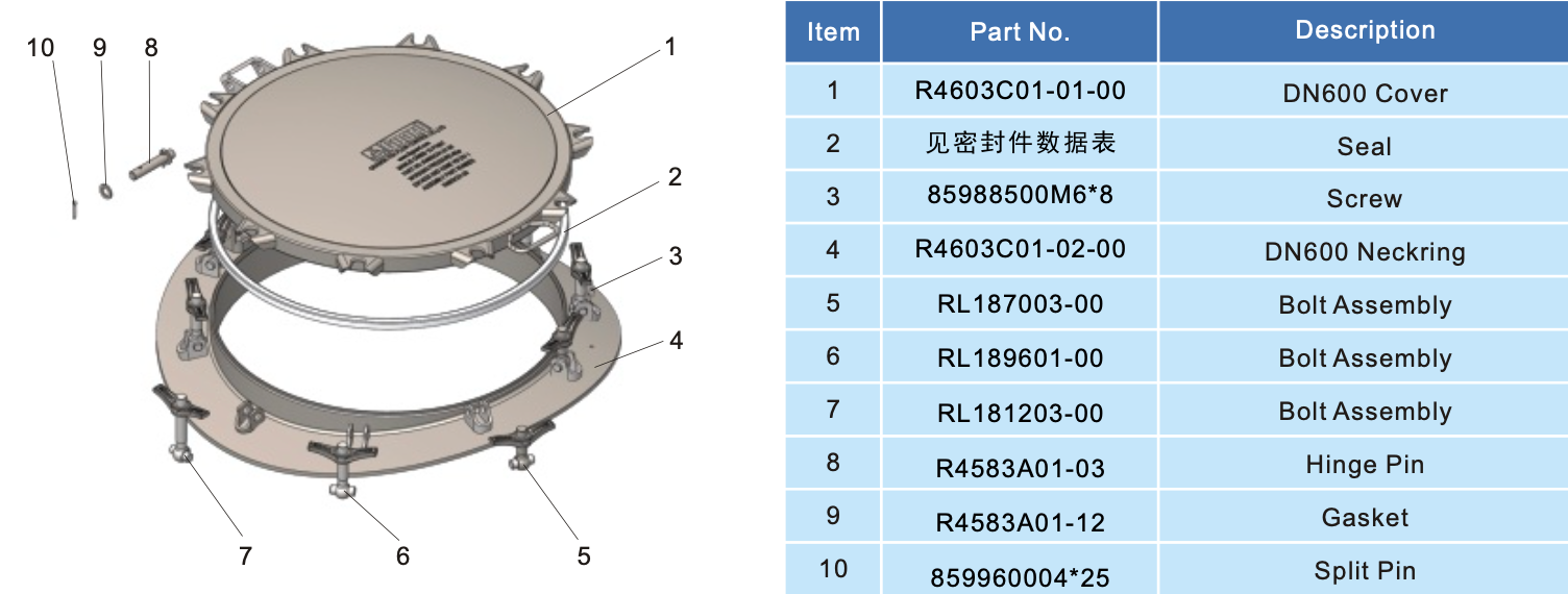R4603C01-00 parts