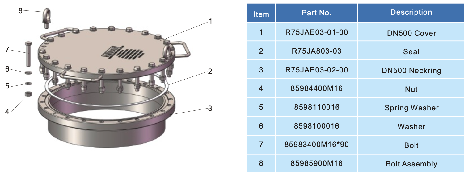 R75JAE03-00 parts