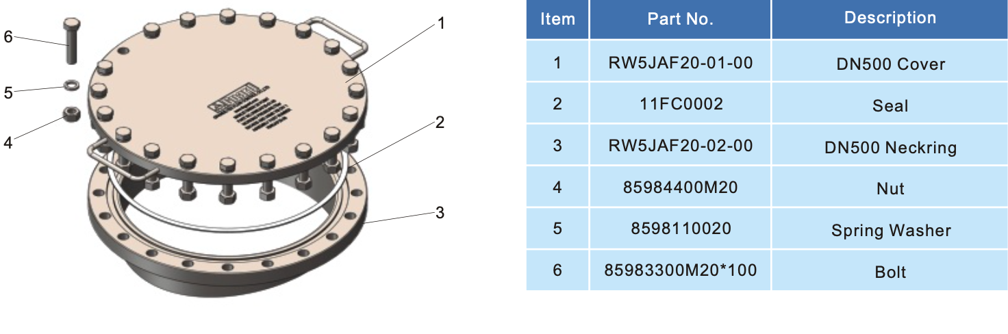 RW5JAF20-00 parts