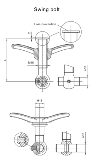 Swingbolt Assembly