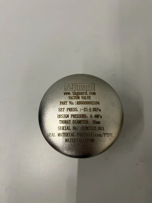 Vacuum valve 2” BSP Male threaded vacuum 0.21bar PN4